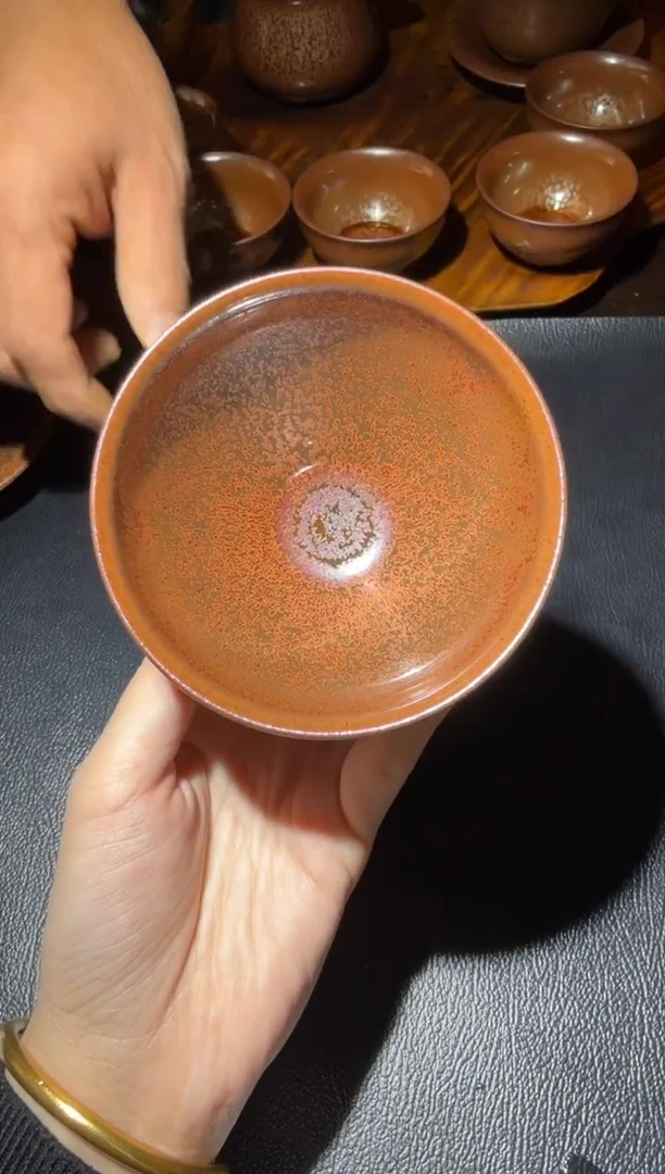 茶盏陈远福红梅盏3