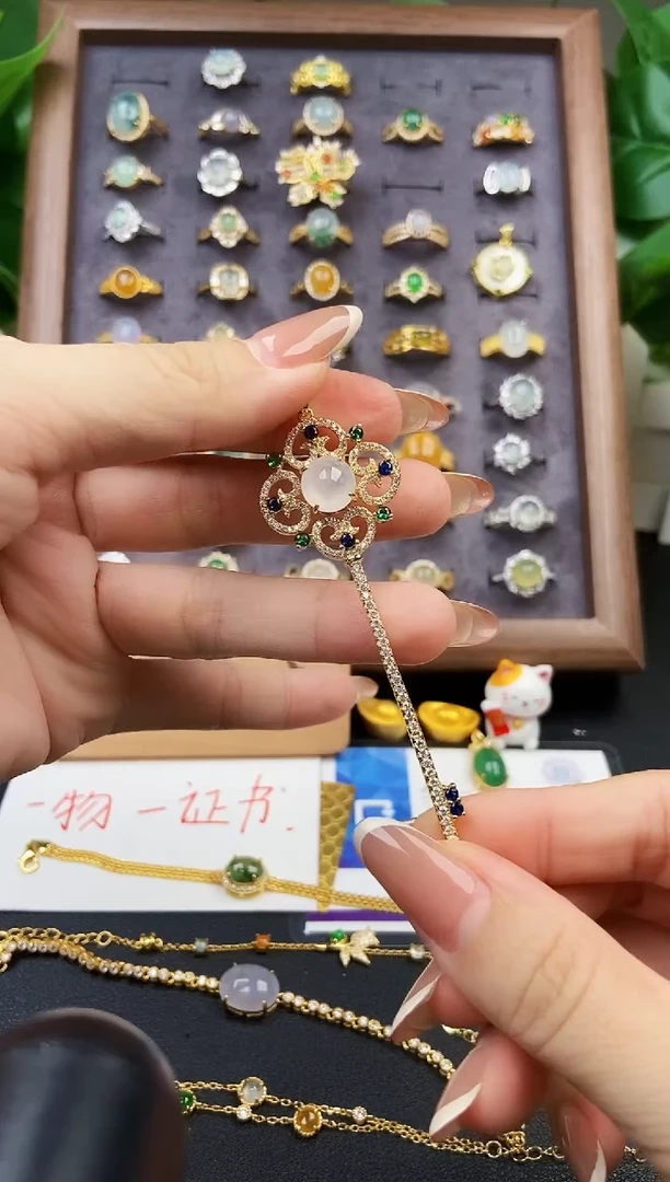 颈饰银S925镶嵌翡翠12