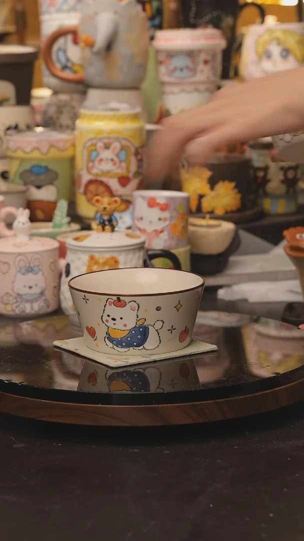 景德镇釉下彩绘设计师款式陶瓷