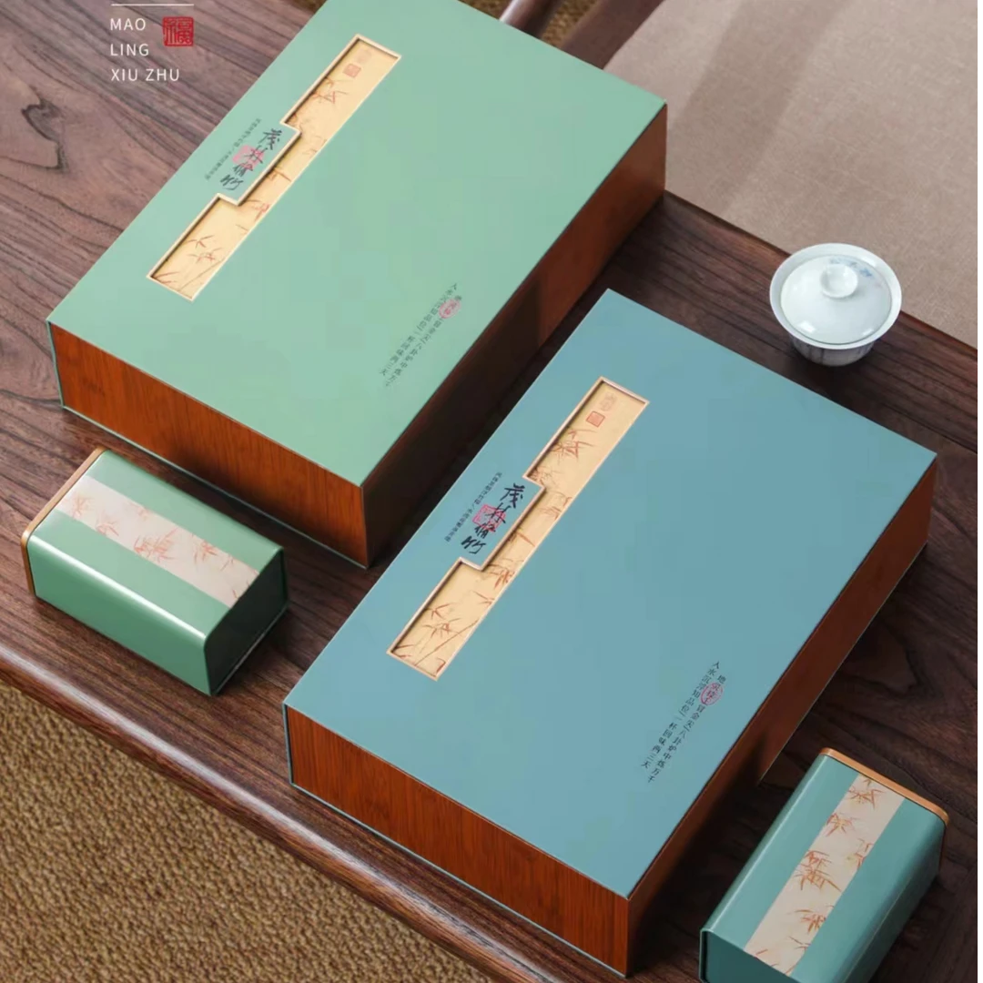 茂林修竹绿茶毛尖茶叶精品礼盒