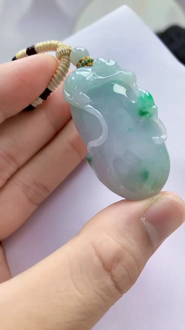 未镶嵌定制翡翠4898bb-毛货挂件47