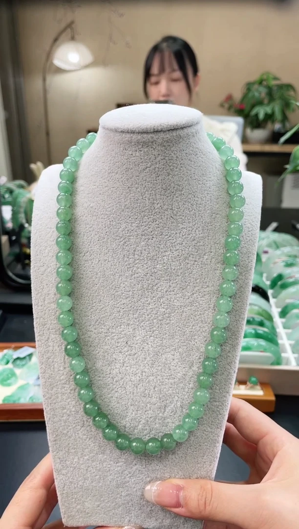 石英质玉合金颈饰元宝项链