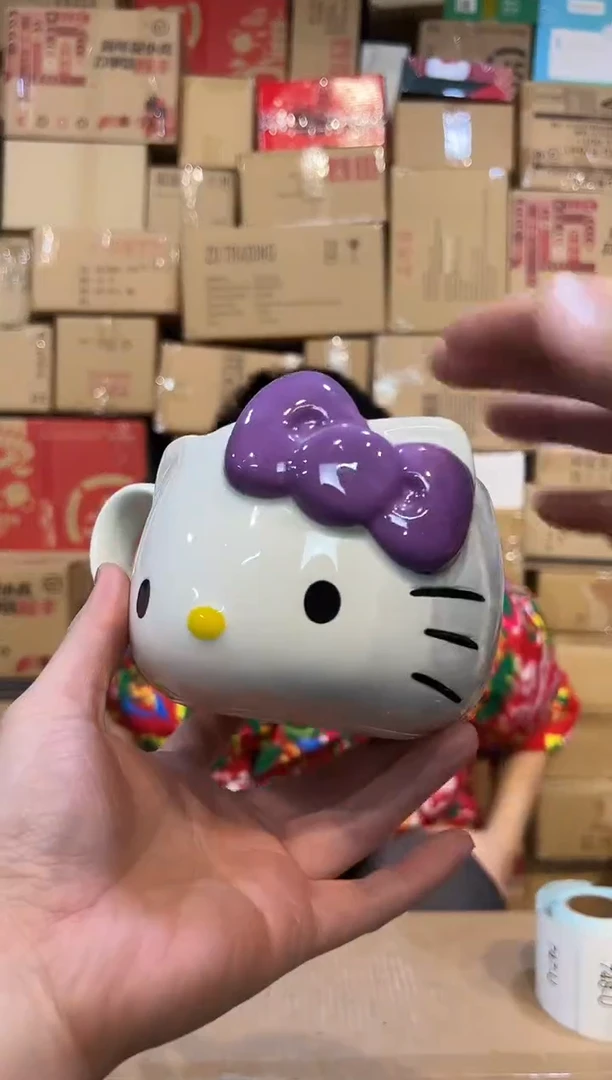 【闪购商品】其他紫色蝴蝶结kt头杯