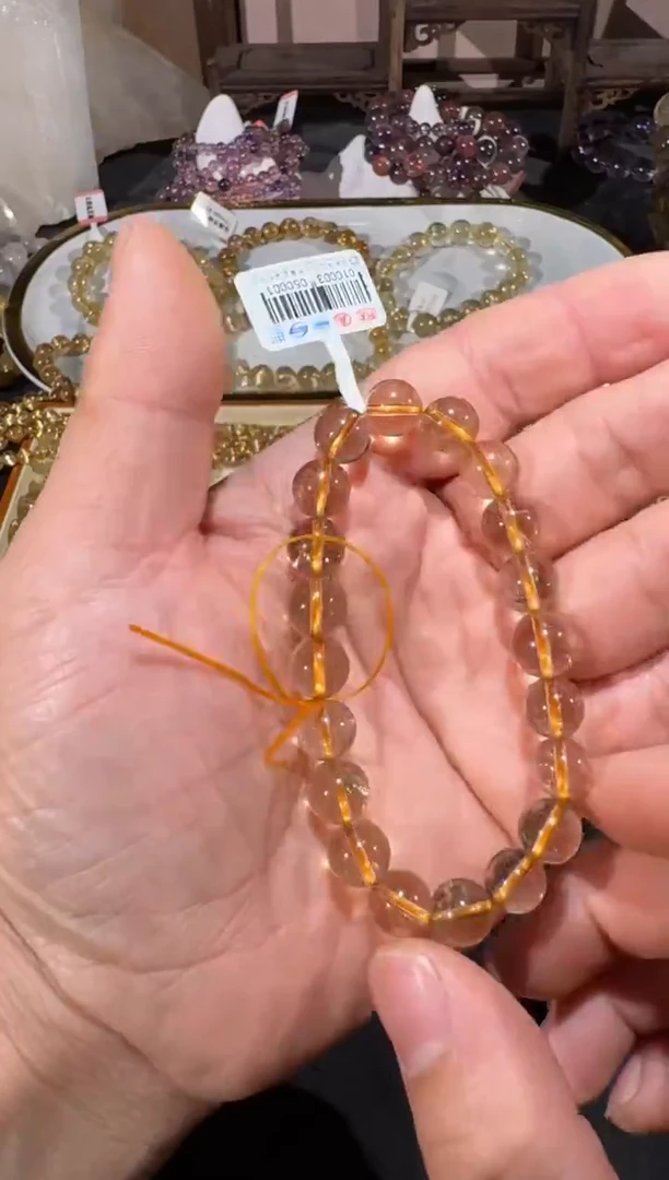 未镶嵌手串发晶SJ-590金发晶