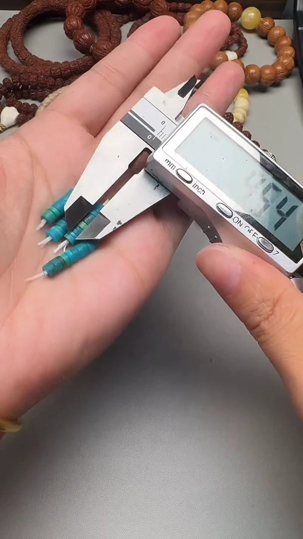 未镶嵌绿松石5松石珠子