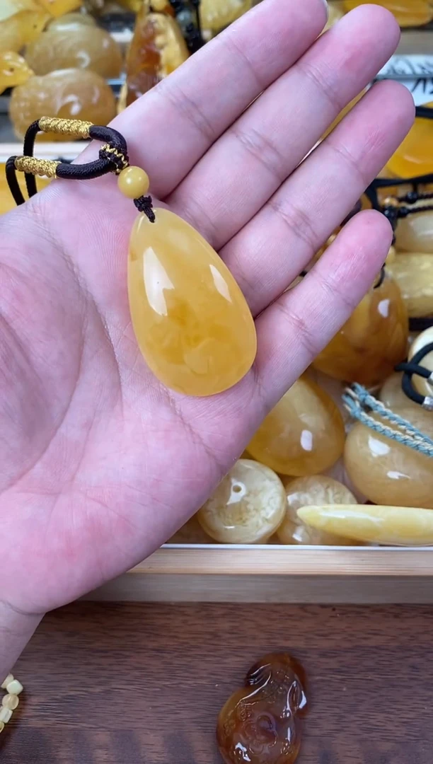 裸石琥珀未镶嵌天然琥珀蜜蜡