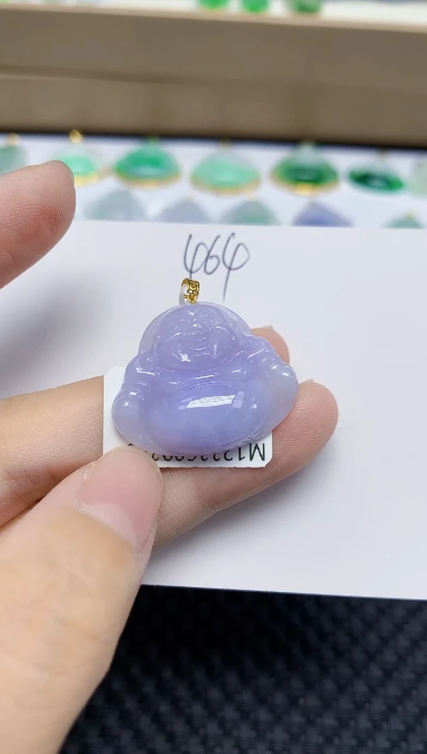 翡翠未镶嵌颈饰天然缅甸翡翠A货