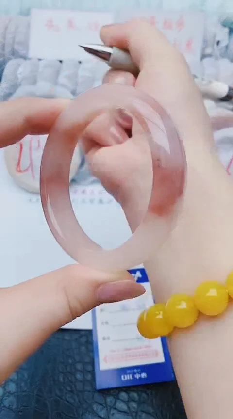 未镶嵌手镯石英质玉y87+55-56