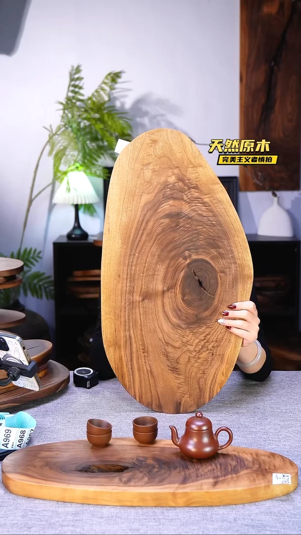 木北美黑胡桃原木.干裂疤结不属于商品质量问题完美主义者慎拍