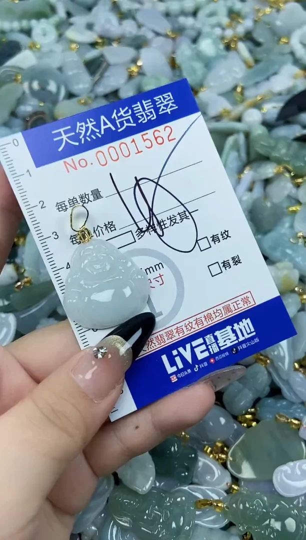 【闪购商品】翡翠颈饰未镶嵌天然A货翡翠