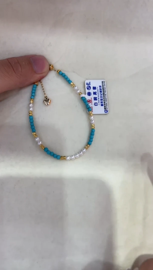 淡水珍珠手链未镶嵌非基地不带证书