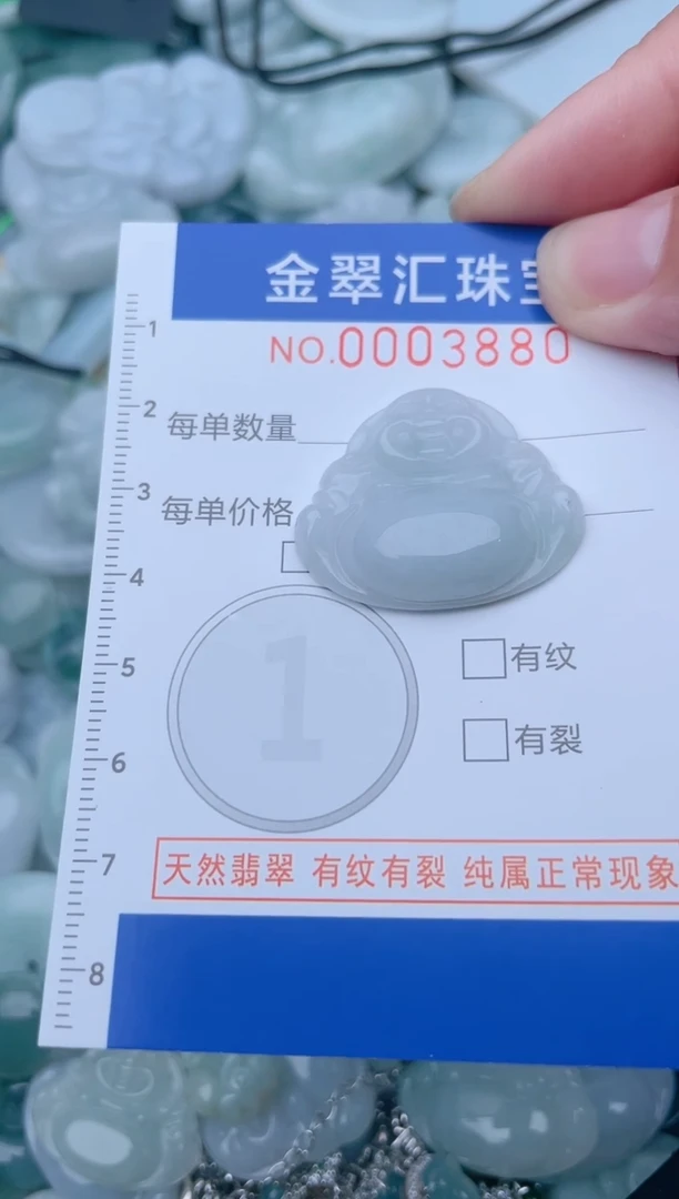 颈饰未镶嵌翡翠3880