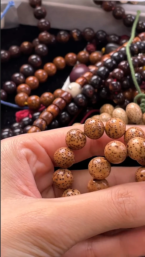 手串星月菩提精工级浅珀正圆10手串