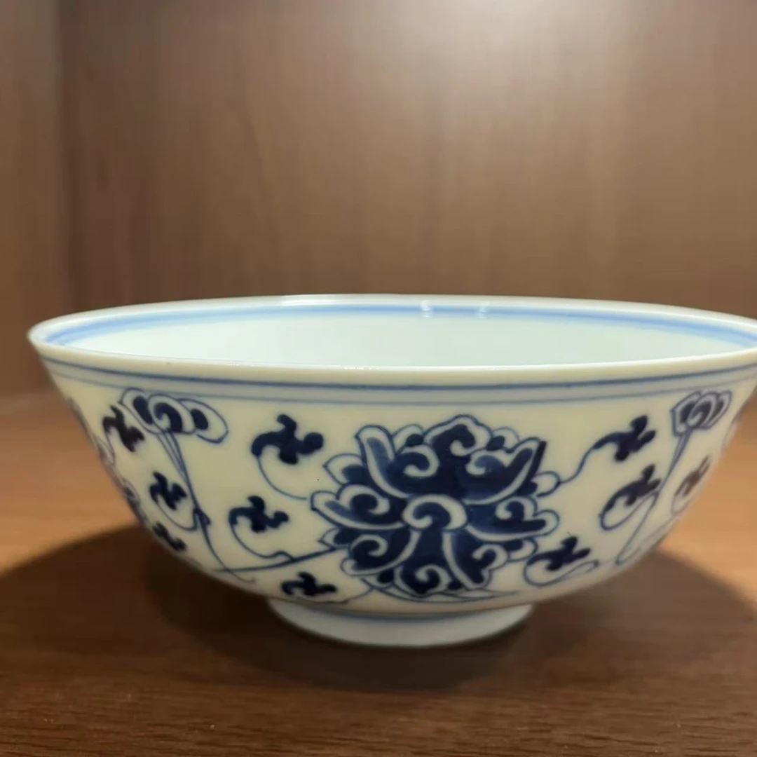 467 清宣统 青花缠枝宝相花纹碗-511