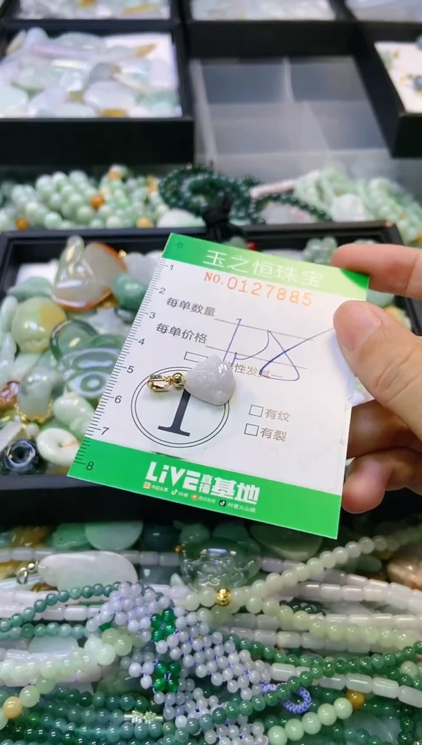 翡翠未镶嵌颈饰闪购0127885