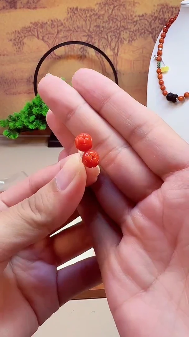 14K金镶嵌翡翠耳饰E194