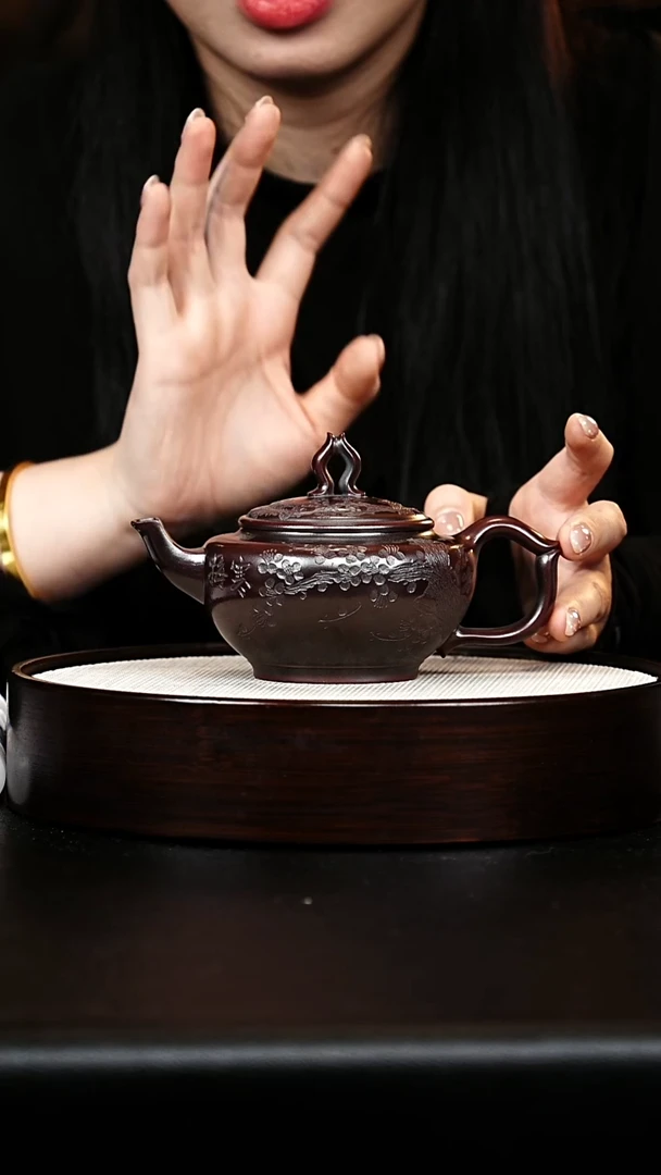 茶壶紫砂宫灯壶