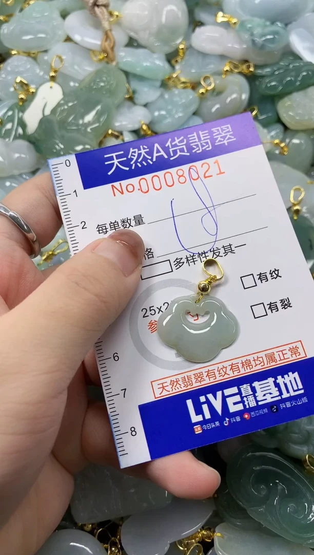 颈饰未镶嵌翡翠天然A货翡翠