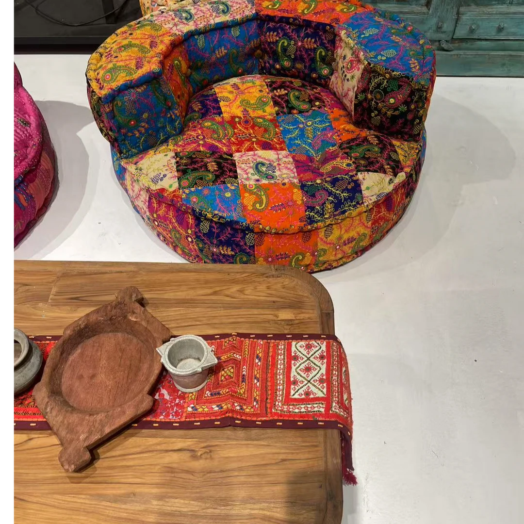 苏达尼刺绣懒人沙发