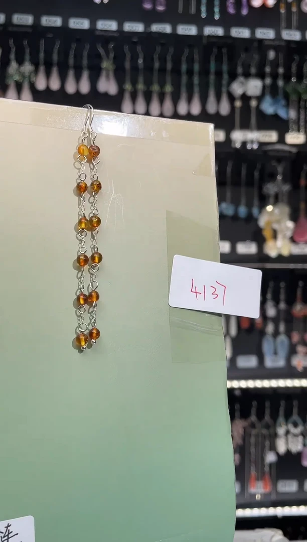 【闪购商品】紫晶耳饰银S925镶嵌喜欢拍