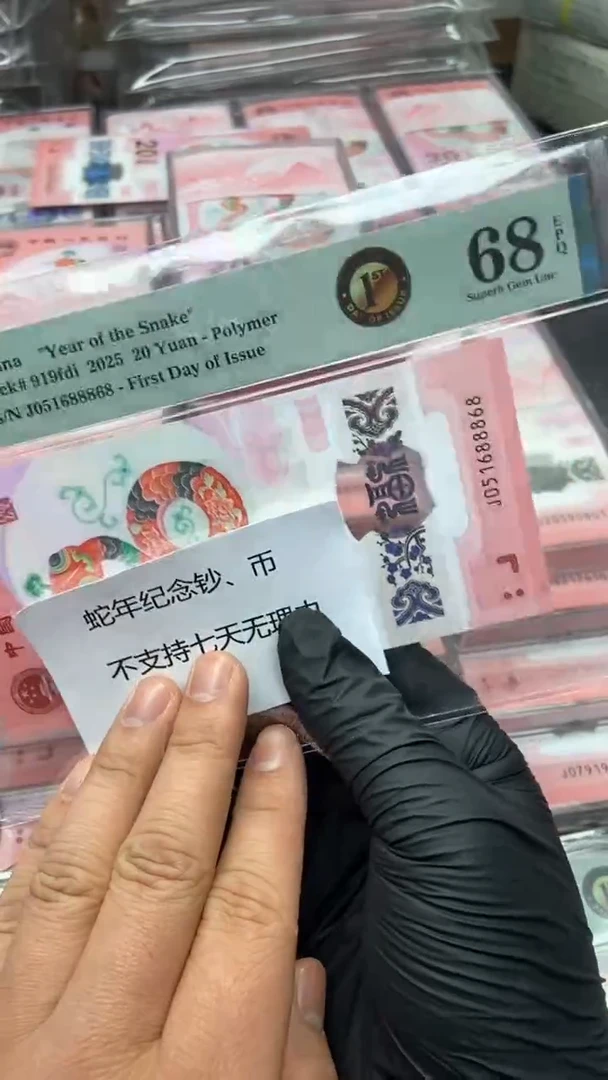 【闪购商品】塑料蛇钞黑金首日标金马号一旦售出不退不换