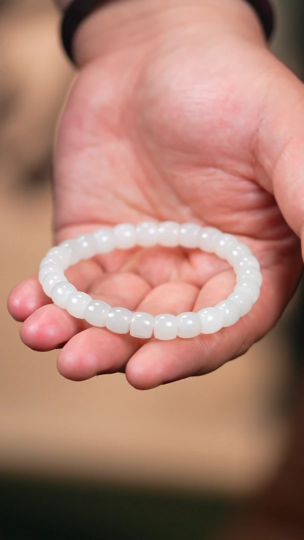 手链未镶嵌和田玉8mm黑山