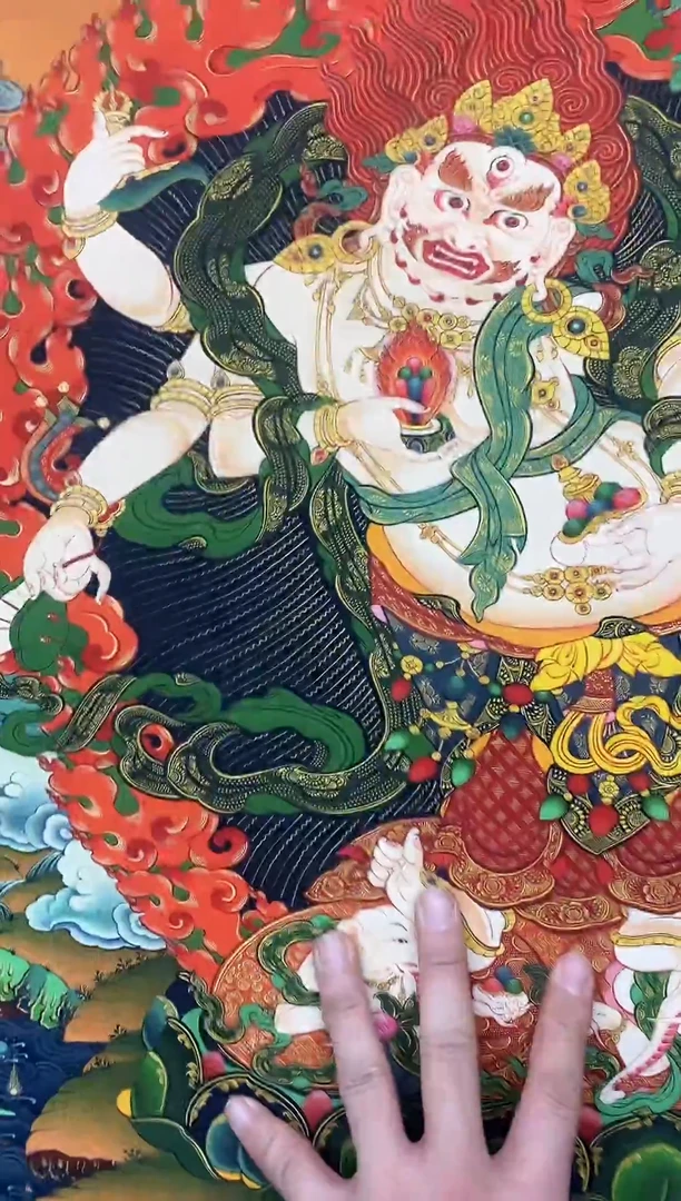 卷轴画卷轴画精品挂饰 唐卡tk16038