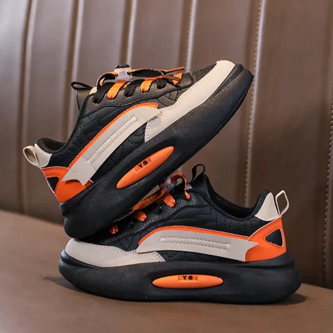 秋冬运动鞋休闲鞋厚底百搭男女童鞋中大童潮鞋四季B19