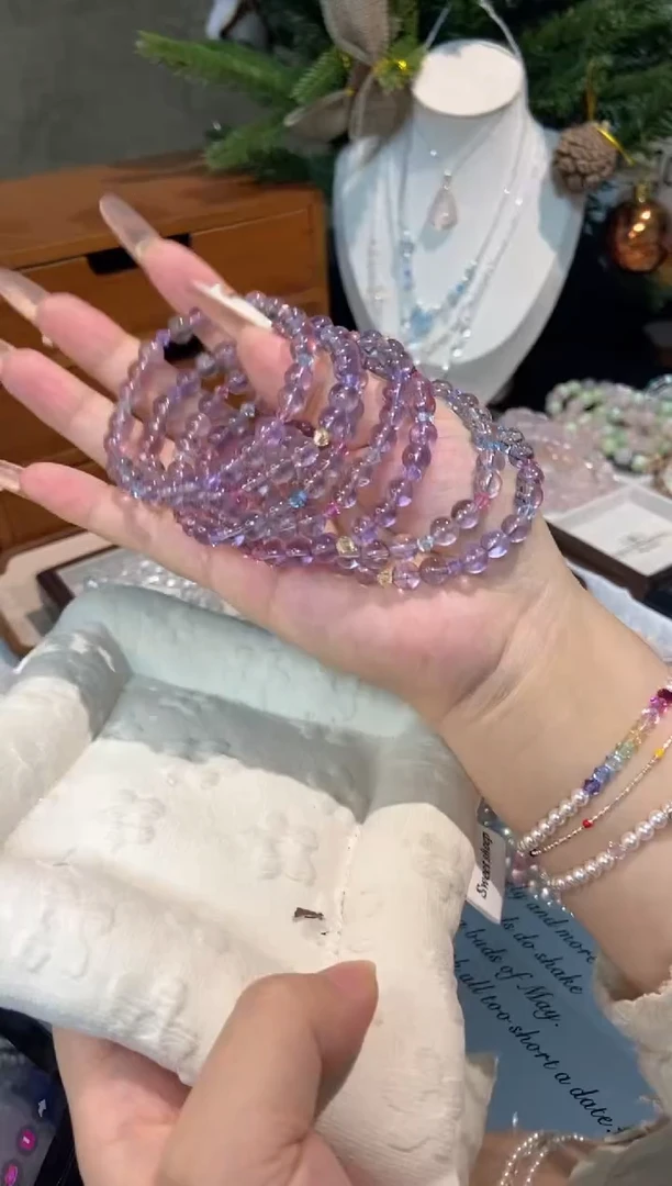 未镶嵌手串水晶孤品捡漏均匀瑕疵介意勿拍