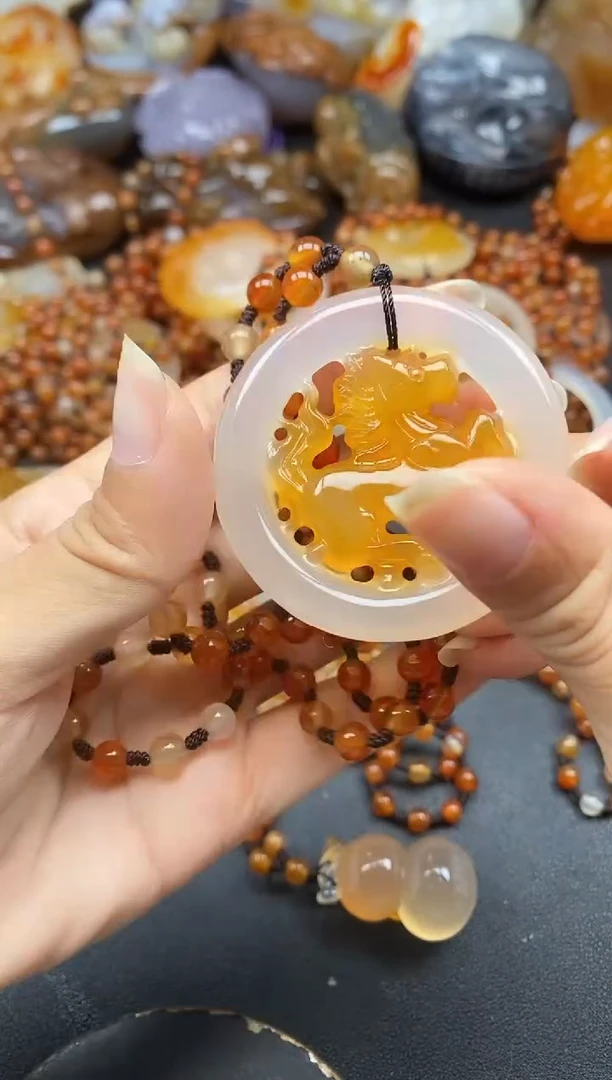 未镶嵌1玛瑙/玉髓乐*豆ll