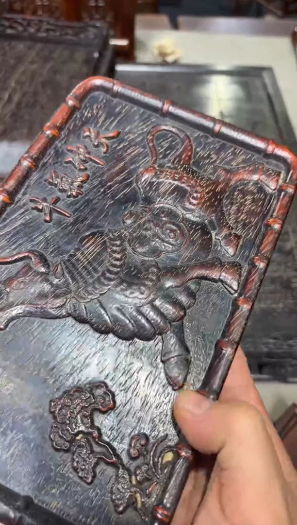 木紫檀牛茶盘111111111