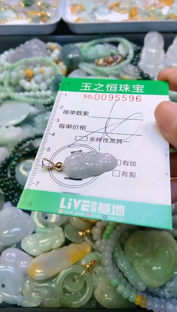 翡翠未镶嵌颈饰闪购0095596多样性发其一