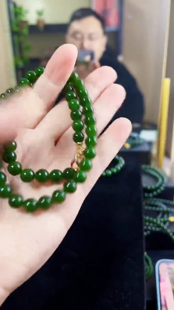 项链未镶嵌和田玉（碧玉）8