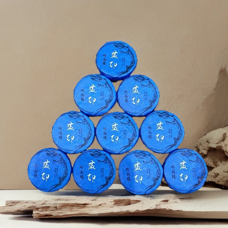 2022年听雨楼蓝印普洱茶生茶8克