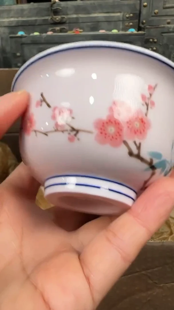 摆件陶景德镇陶瓷主人杯