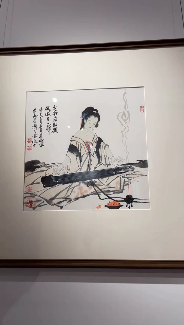 书法WX顾青蛟 国画 仕女图