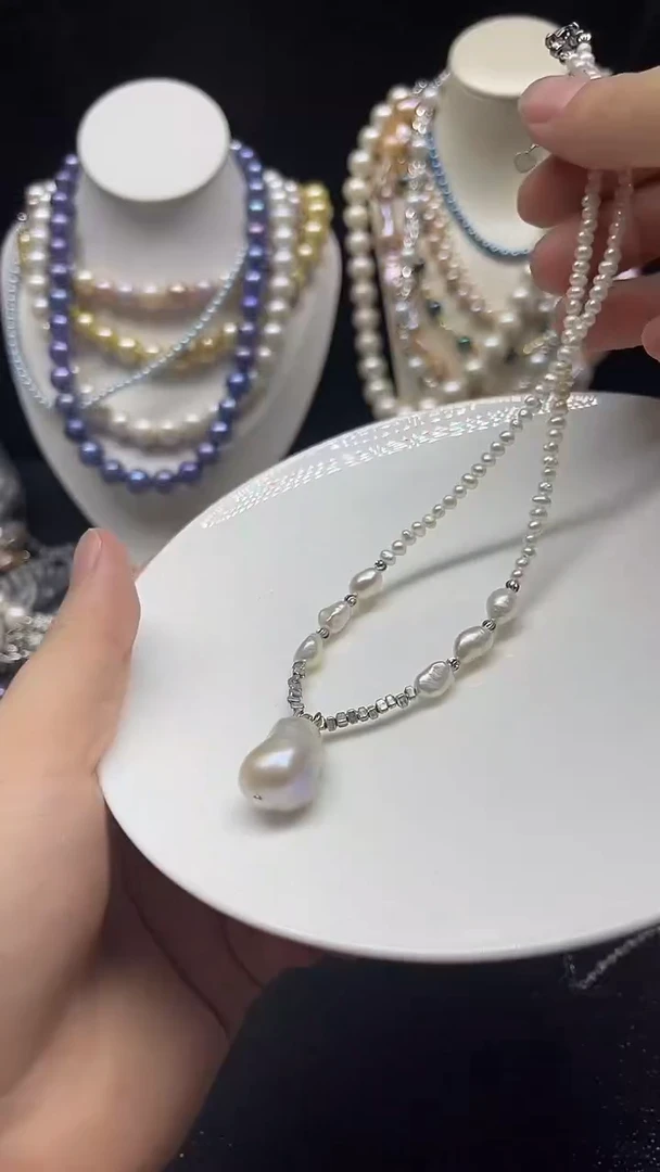 颈饰未镶嵌淡水珍珠多人