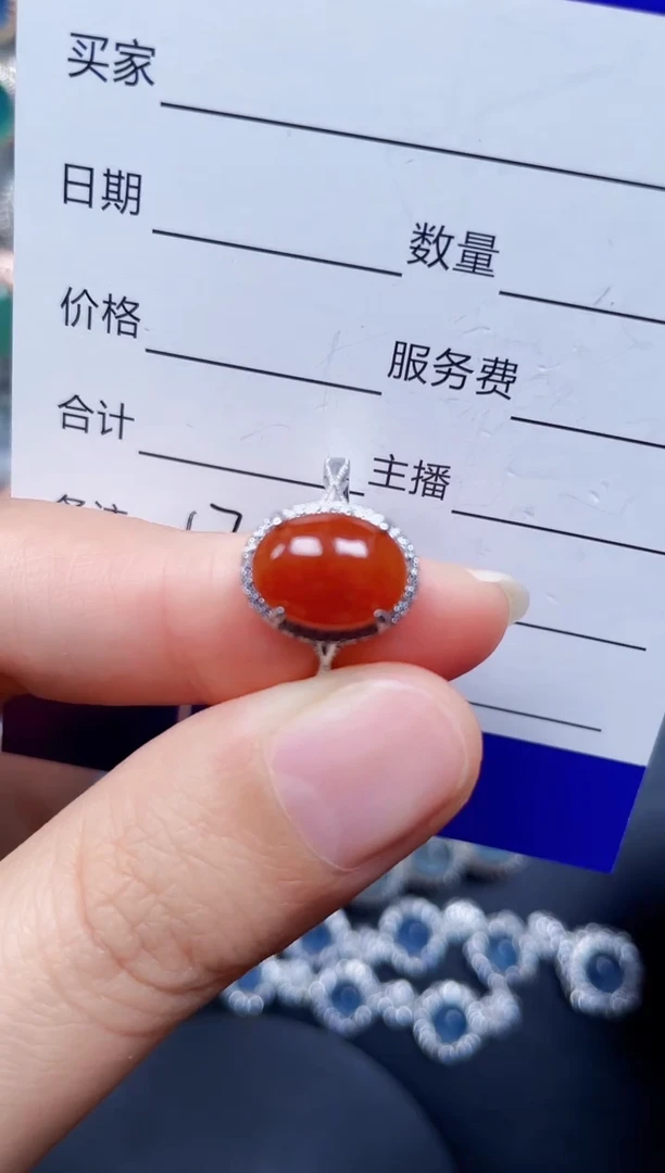 银S925镶嵌戒指翡翠17