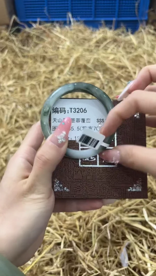 未镶嵌手镯石英质玉T3206