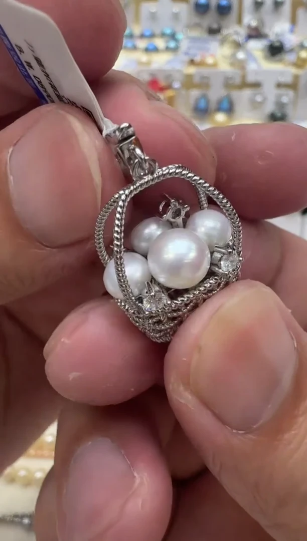 淡水珍珠未镶嵌颈饰非基地发不带证书