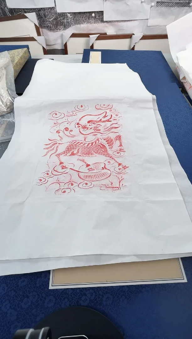 昌化石印石拓片111111111《麒麟献瑞》