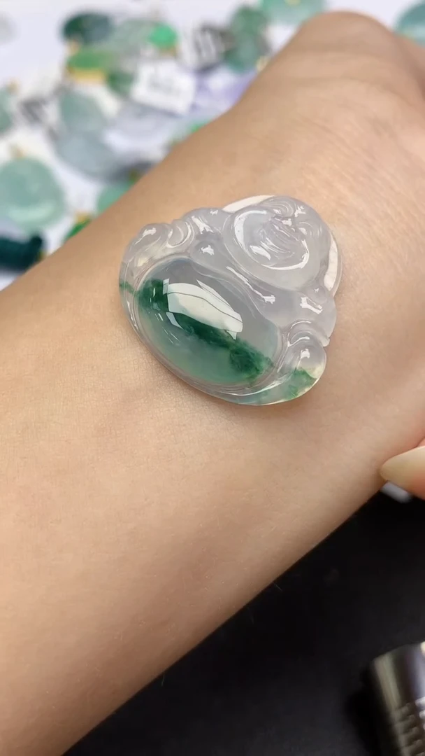 颈饰未镶嵌翡翠天然缅甸a货翡翠百元以上9元证书费自理