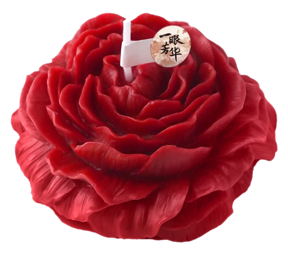 一眼芳华定制-牡丹蜡烛周边ms#