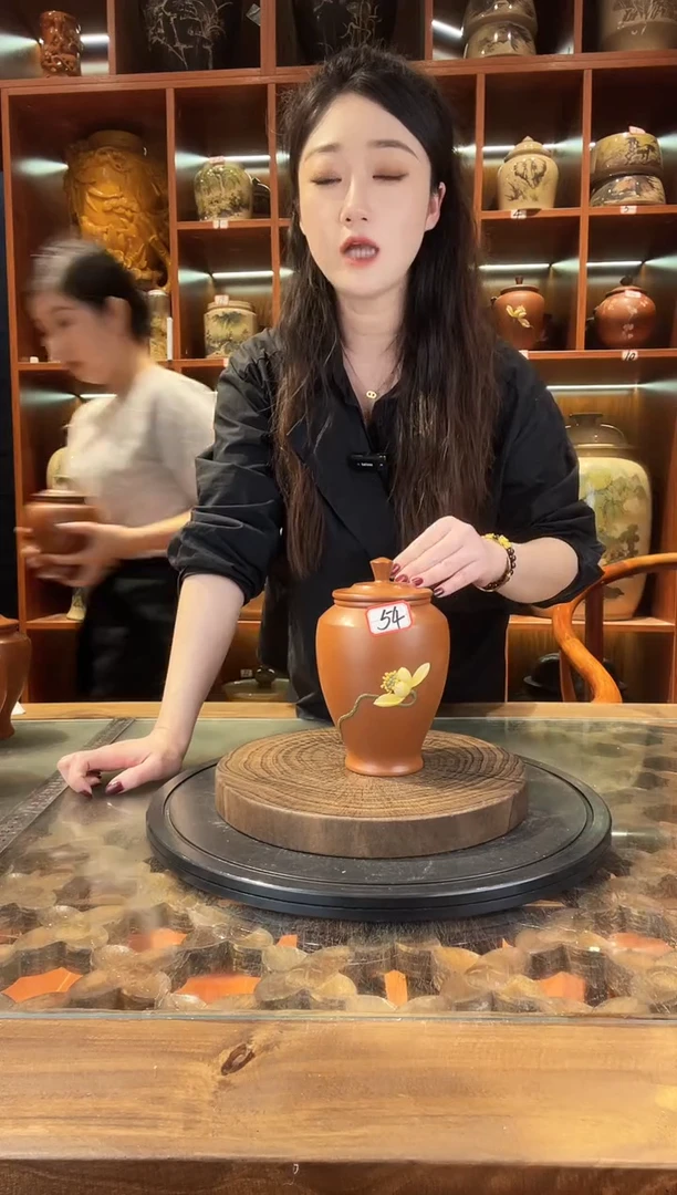 罐云南建水紫陶复烧小茶罐@54