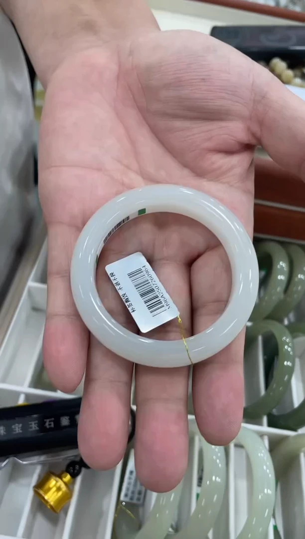 未镶嵌手镯和田玉50-51圈口 0964