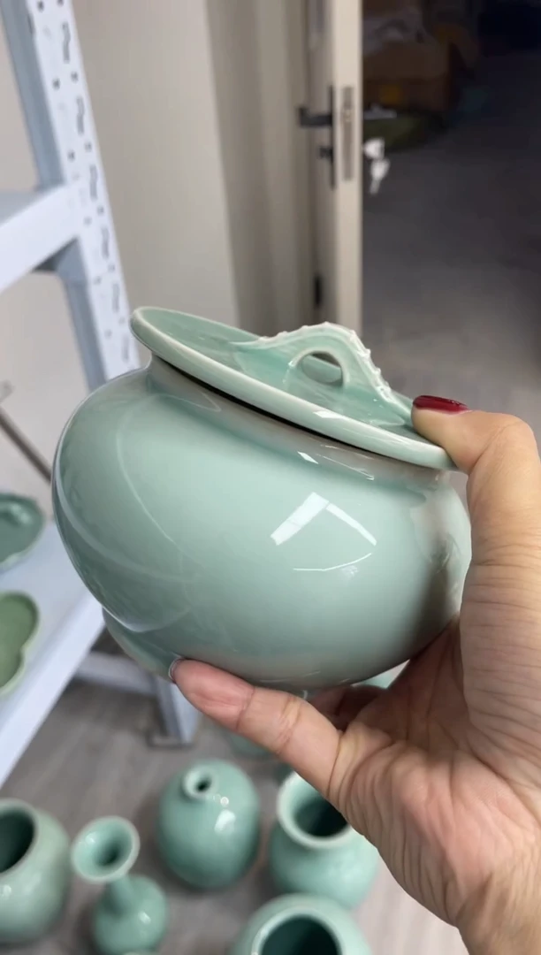 瓷 纯手工 慧仙青瓷 龙泉青瓷大促 不分正暇