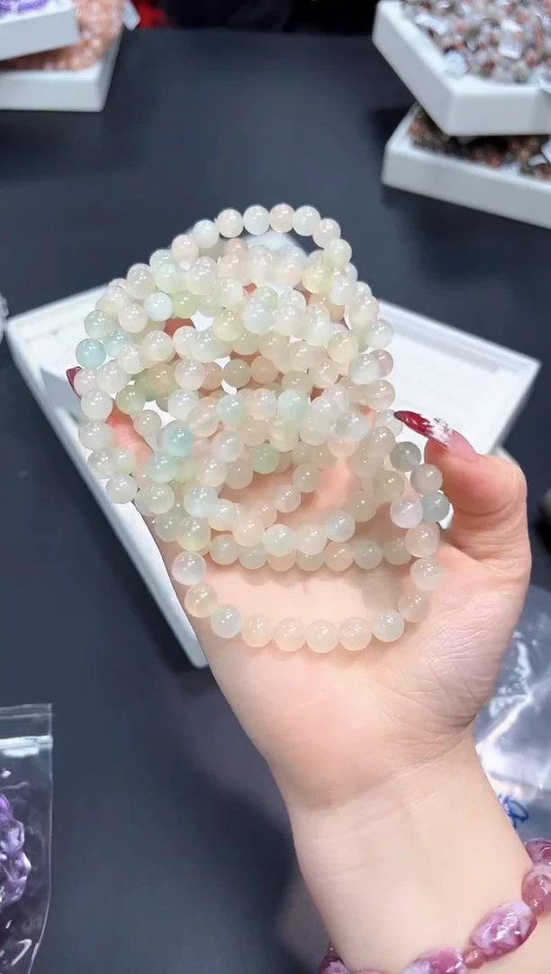 【闪购商品】水晶手串未镶嵌10N多样性发其一/1条8mm默认微瑕