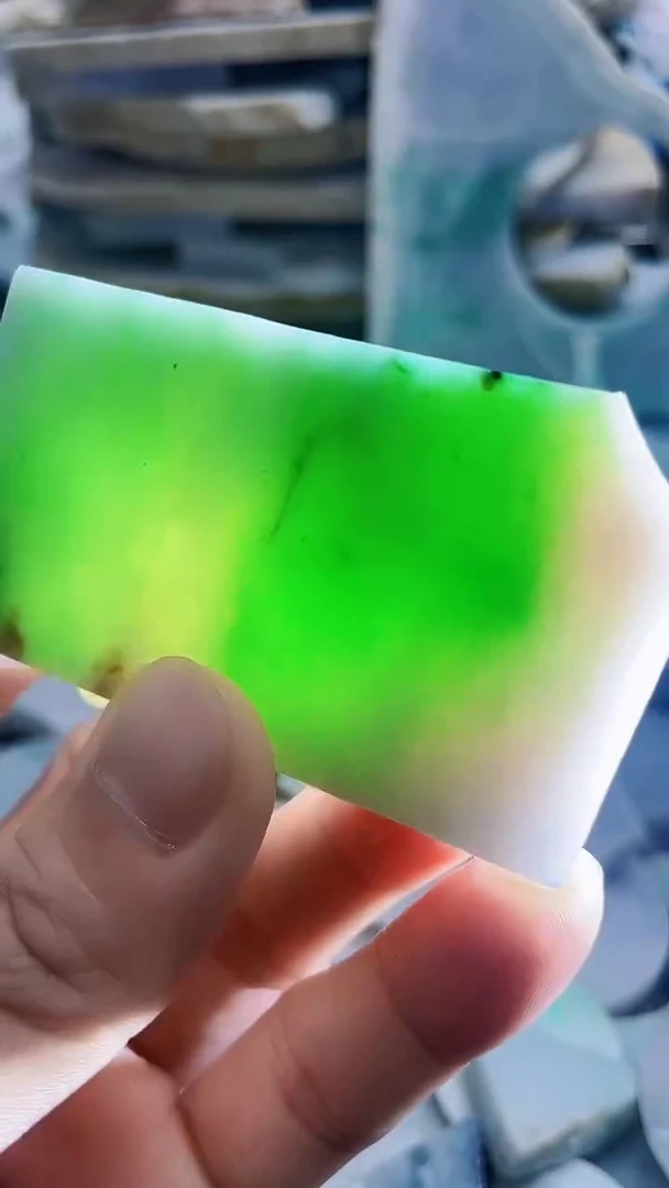 裸石翡翠天然A货翡翠板料