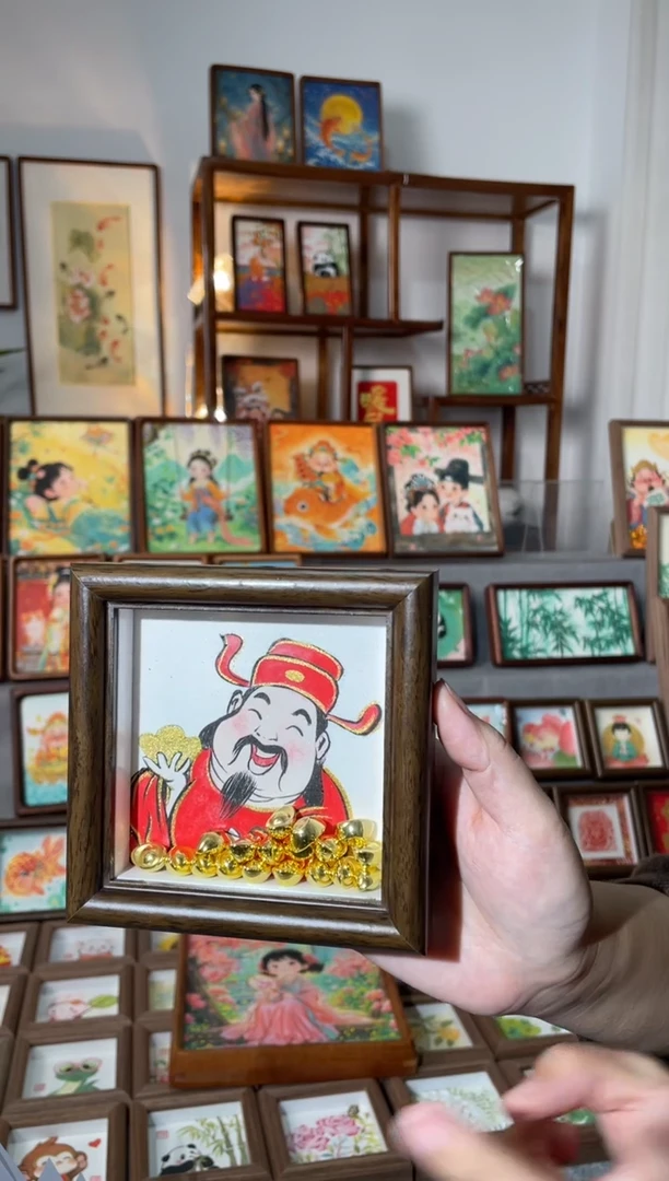 【闪购商品】国画元宝财神纯手绘国画