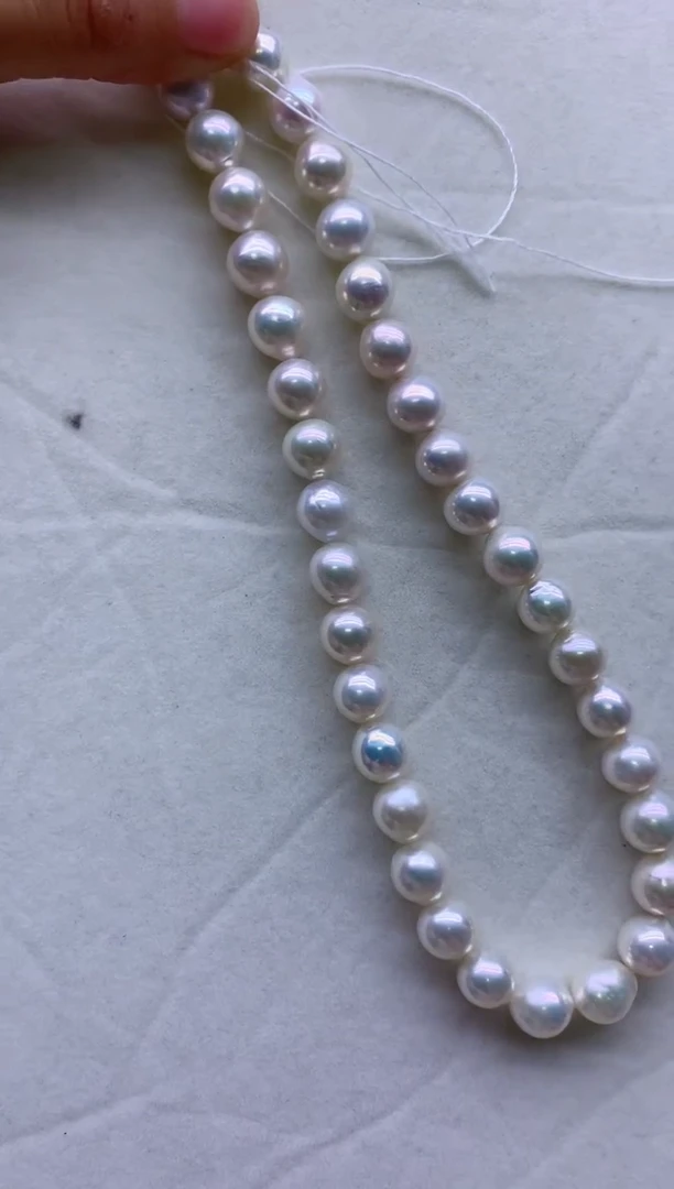 【闪购商品】淡水珍珠项链银S925镶嵌淡水珍珠项链